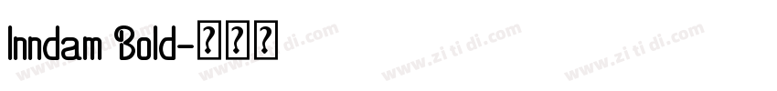 Inndam Bold字体转换